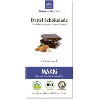 Dattel Schokolade Dunkle Mandel 68%