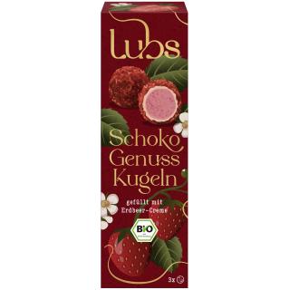Schoko Erdbeer Kugeln mit Erdbeer-Creme
