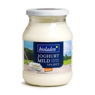 Joghurt mild 3,5%, 500 g Glas (biol)