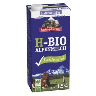 Milch - H-Alpenmilch 1,5 % laktosefrei