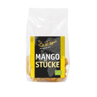Mangostücke getrocknet