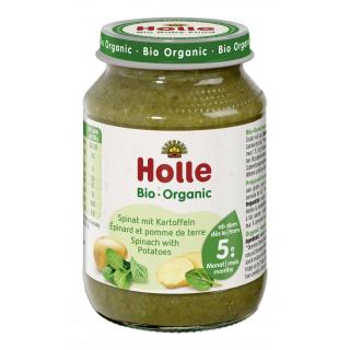 Spinat mit Kartoffeln (Holle)
