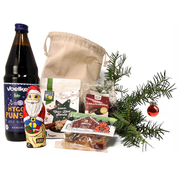 Nikolaus-Sack gefüllt mit Leckereien