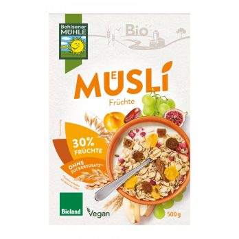 Früchte Müsli