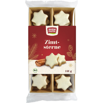 Zimtsterne mit Zuckerglasur