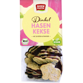 Dinkel-Osterhasen Keks Zartbitter