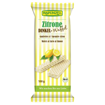 Dinkel-Waffeln Zitrone