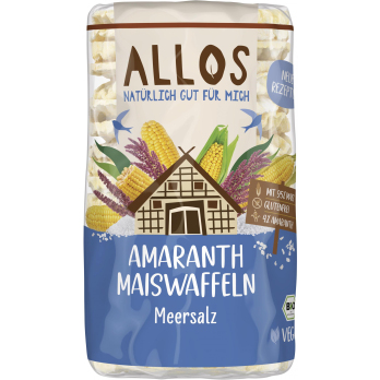 Maiswaffeln Amaranth Meersalz