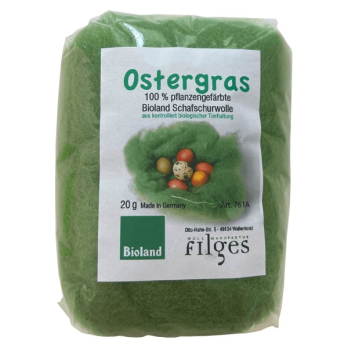 Ostergras aus Wolle