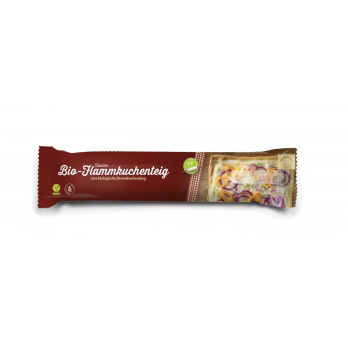 Flammkuchenteig, frisch, gerollt