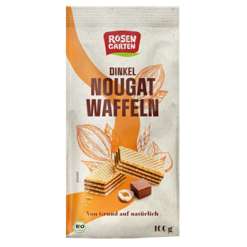 Dinkel Nougat Waffeln