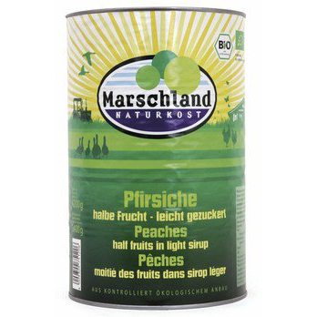 Pfirsiche, halbe in der Dose 4,25 l